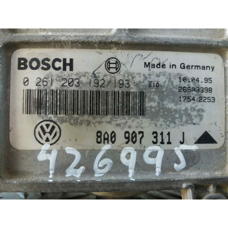 Recambio de centralita motor uce para seat ibiza (6k) 1.6   |   0.93 - 0.99 | 1993 - 1999 | 75 cv / 55 kw referencia OEM IAM 026 Recambio de centralita motor uce para seat ibiza (6k) 1.6   |   0.93 - 0.99 | 1993 - 1999 | 75 cv / 55 kw referencia OEM IAM 026