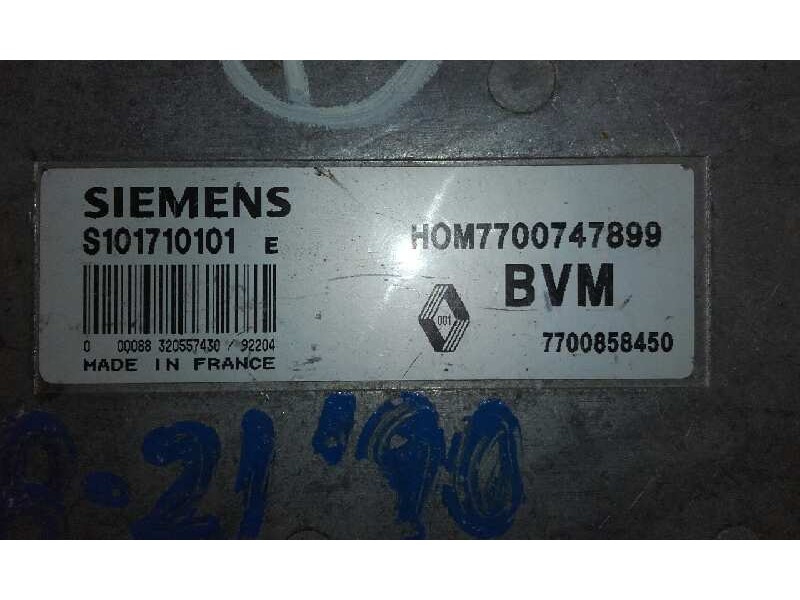 Recambio de centralita motor uce para  referencia OEM IAM S101710101E 7700858450 