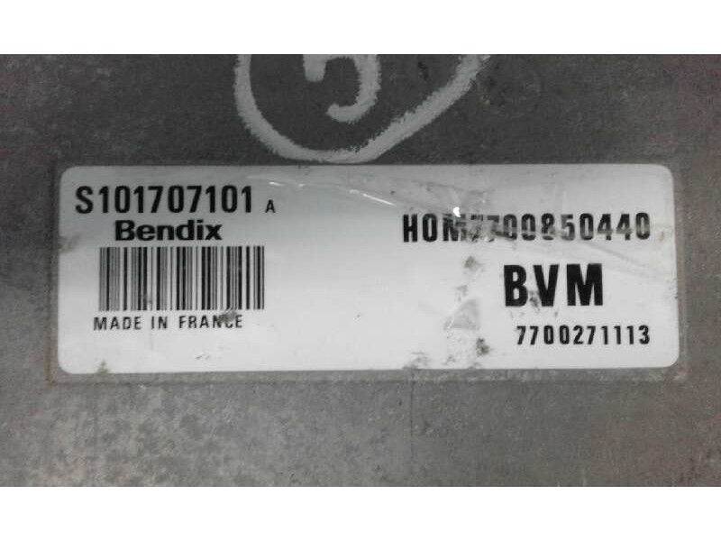 Recambio de centralita motor uce para renault 19 hatchback (b/c53)    |   ... | 0 | 104 cv / 77 kw referencia OEM IAM S101707101
