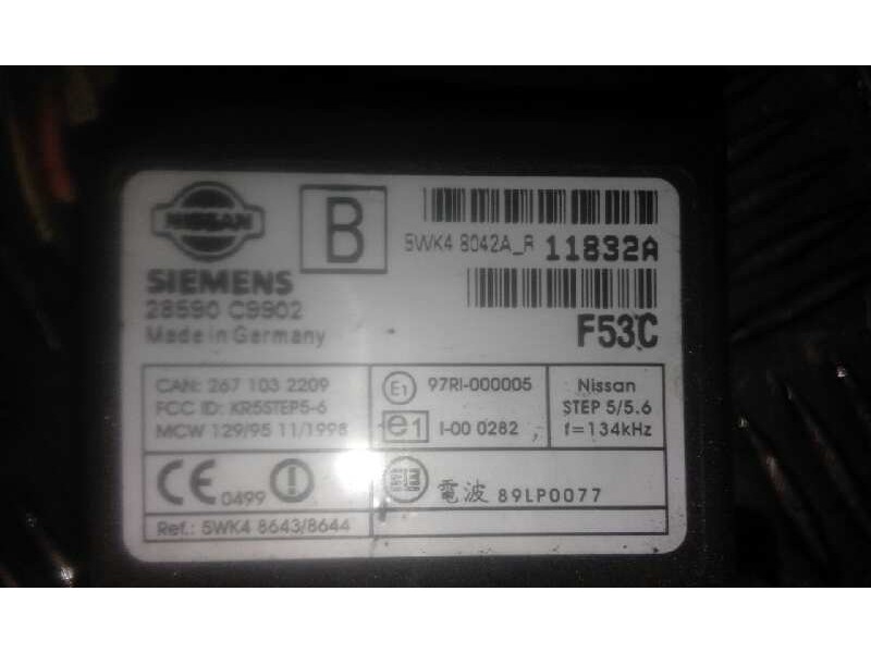 Recambio de conmutador de arranque para nissan primera berlina (p11) básico   |   12.00 - ... | 2000 | 90 cv / 66 kw referencia 