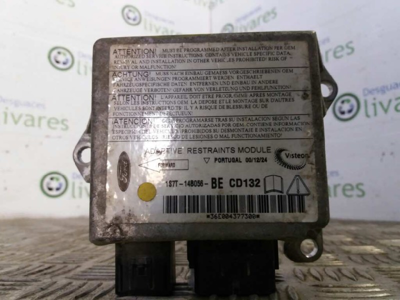 Recambio de centralita airbag para ford mondeo berlina (ge) ghia   |   09.00 - 12.02 | 2000 - 2002 | 116 cv / 85 kw referencia O