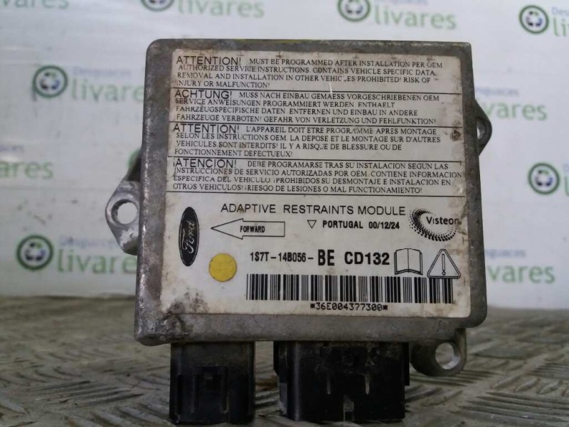 Recambio de centralita airbag para ford mondeo berlina (ge) ghia   |   09.00 - 12.02 | 2000 - 2002 | 116 cv / 85 kw referencia O