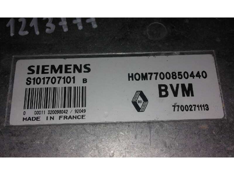 Recambio de centralita motor uce para renault 19 (b/c/l53)    |   ... | 0 | 137 cv / 101 kw referencia OEM IAM 7700271113 S10170