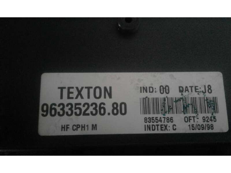 Recambio de modulo electronico para citroen xsara berlina 1.9 diesel   |   0.97 - 0.05 | 1997 - 2005 | 69 cv / 51 kw referencia 