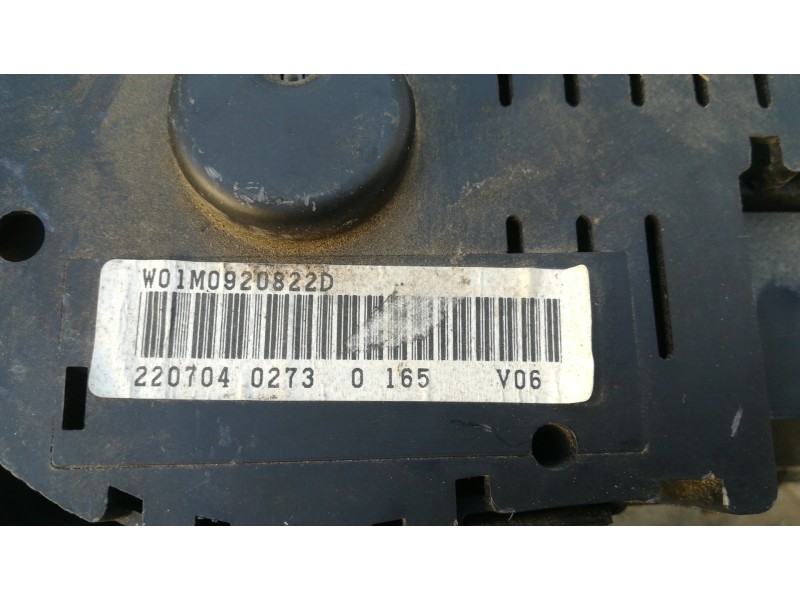 Recambio de cuadro instrumentos para seat leon (1m1) sport   |   11.99 - 12.05 | 1999 - 2005 | 110 cv / 81 kw referencia OEM IAM