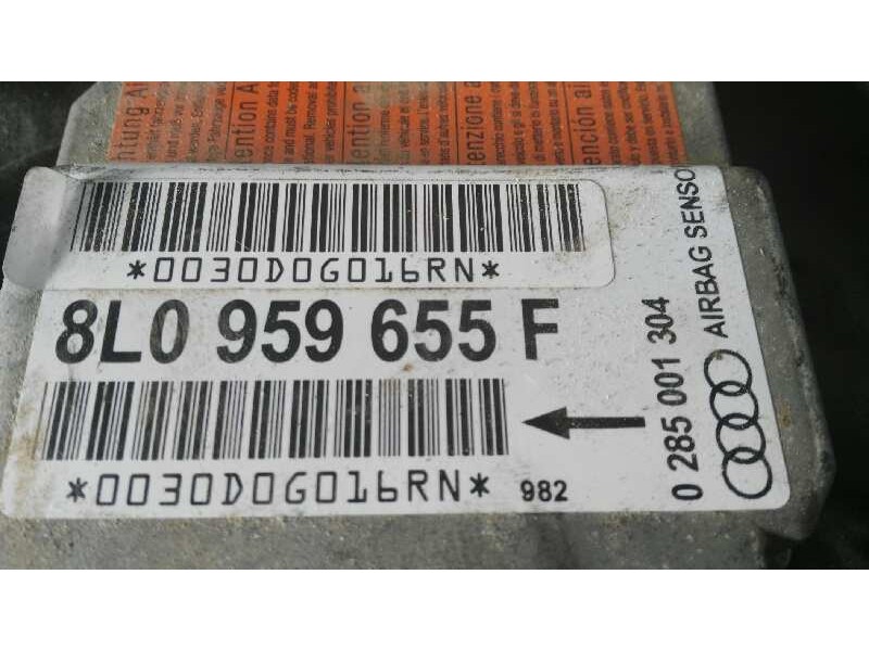 Recambio de centralita airbag para audi a3 (8l) 1.9 tdi ambition   |   12.96 - 12.02 | 1996 - 2002 | 110 cv / 81 kw referencia O