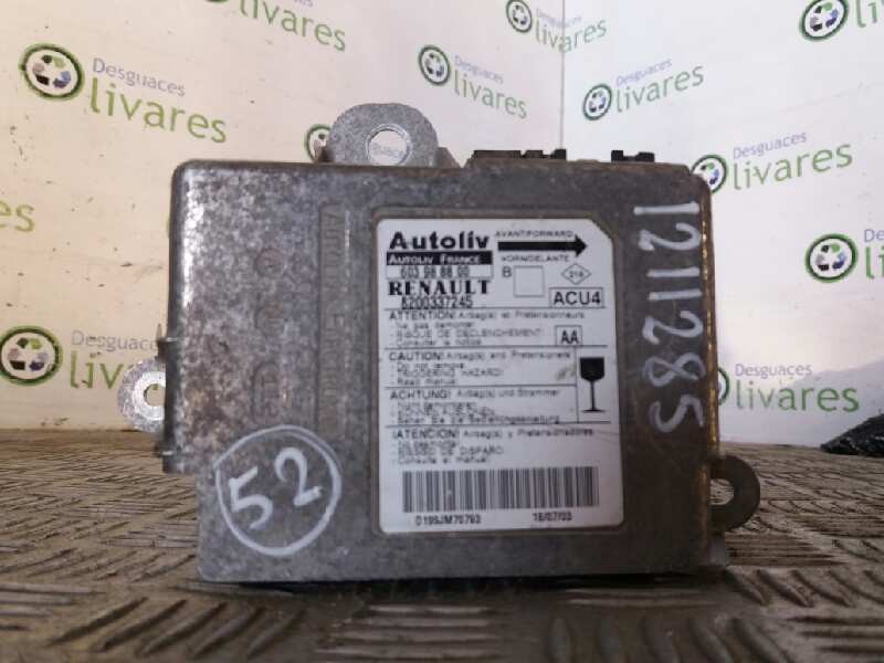 Recambio de centralita airbag para renault megane ii berlina 5p luxe dynamique   |   07.02 - 12.05 | 2002 - 2005 | 120 cv / 88 k