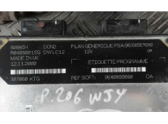 Recambio de centralita motor uce para peugeot 206 berlina 1.9 diesel   |   0.98 - ... | 1998 | 69 cv / 51 kw referencia OEM IAM  2
