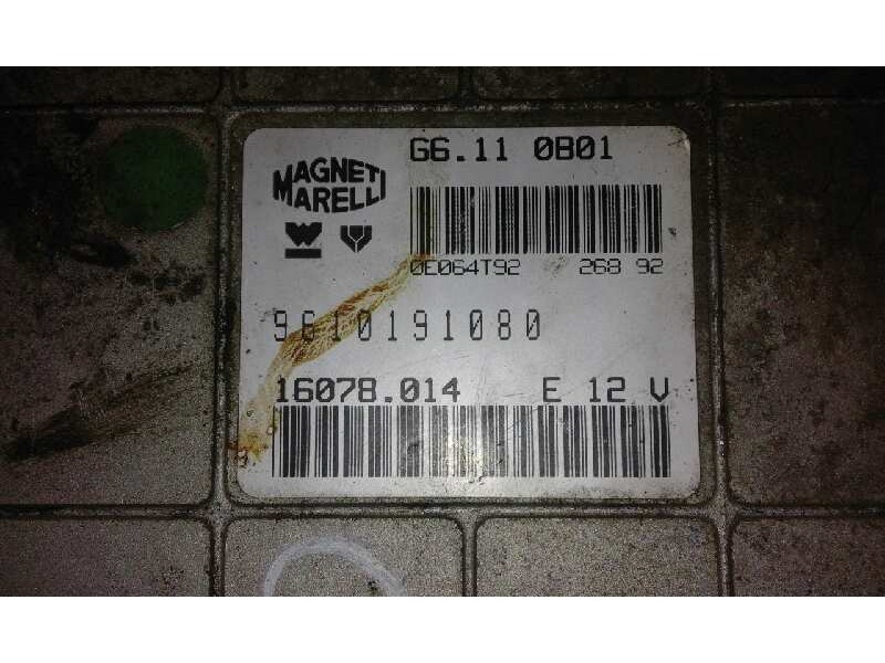 Recambio de centralita motor uce para peugeot 106 (s2) kid   |   02.96 - 12.96 | 1996 | 60 cv / 44 kw referencia OEM IAM GG110B0
