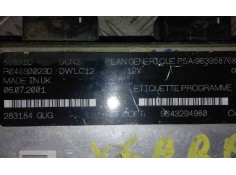 Recambio de centralita motor uce para citroen xsara berlina 1.9 d sx   |   12.97 - 12.04 | 1997 - 2004 | 69 cv / 51 kw referenci 2