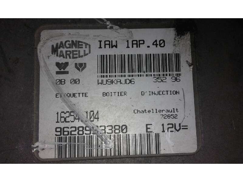 Recambio de centralita motor uce para peugeot 206 berlina 1.4   |   0.98 - ... | 1998 | 75 cv / 55 kw referencia OEM IAM IAW1AP4