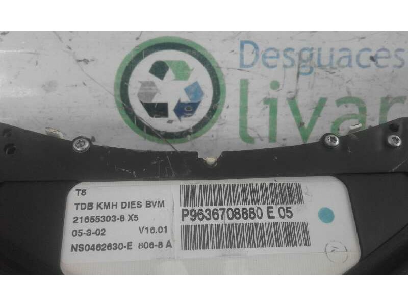 Recambio de cuadro instrumentos para peugeot 307 break / sw (s1) sw   |   04.02 - 12.04 | 2002 - 2004 | 107 cv / 79 kw referenci