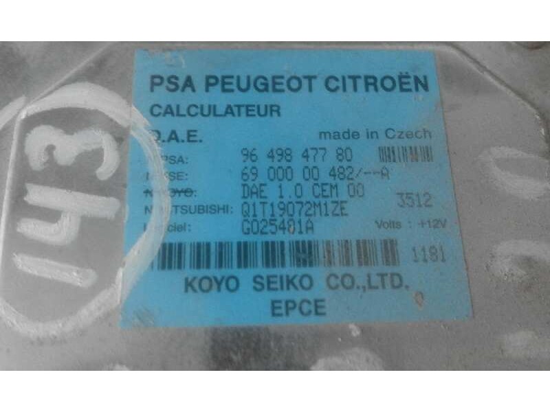 Recambio de modulo electronico para  referencia OEM IAM 9649847780 Q1T19072M1ZE 