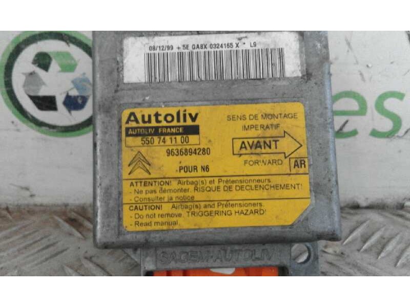 Recambio de centralita airbag para citroen xsara berlina    |   0.97 - 0.05 | 1997 - 2005 referencia OEM IAM 550741100 963689428