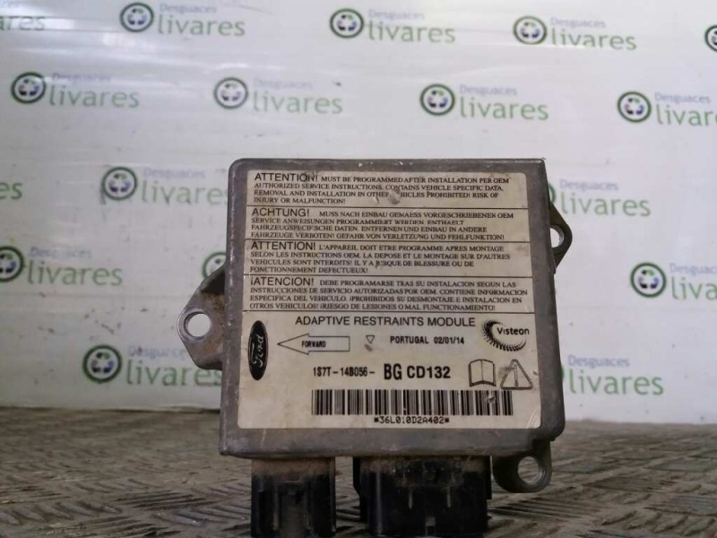 Recambio de centralita airbag para ford mondeo berlina (ge) trend   |   09.00 - 12.03 | 2000 - 2003 | 125 cv / 92 kw referencia 