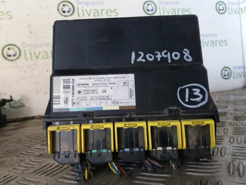 Recambio de centralita cierre para ford mondeo berlina (ge) trend   |   09.00 - 12.03 | 2000 - 2003 | 125 cv / 92 kw referencia 