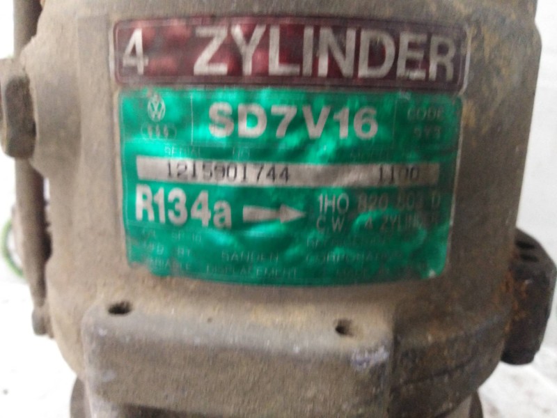 Recambio de compresor aire acondicionado para seat ibiza (6k)    |   0.93 - 0.99 | 1993 - 1999 referencia OEM IAM  1215901744 SD