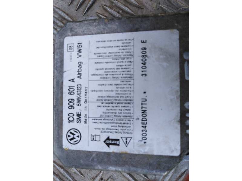Recambio de centralita airbag para skoda fabia (6y2/6y3)    |   0.00 - 0.07 | 2000 - 2007 referencia OEM IAM 1C0909601A 5WK43123
