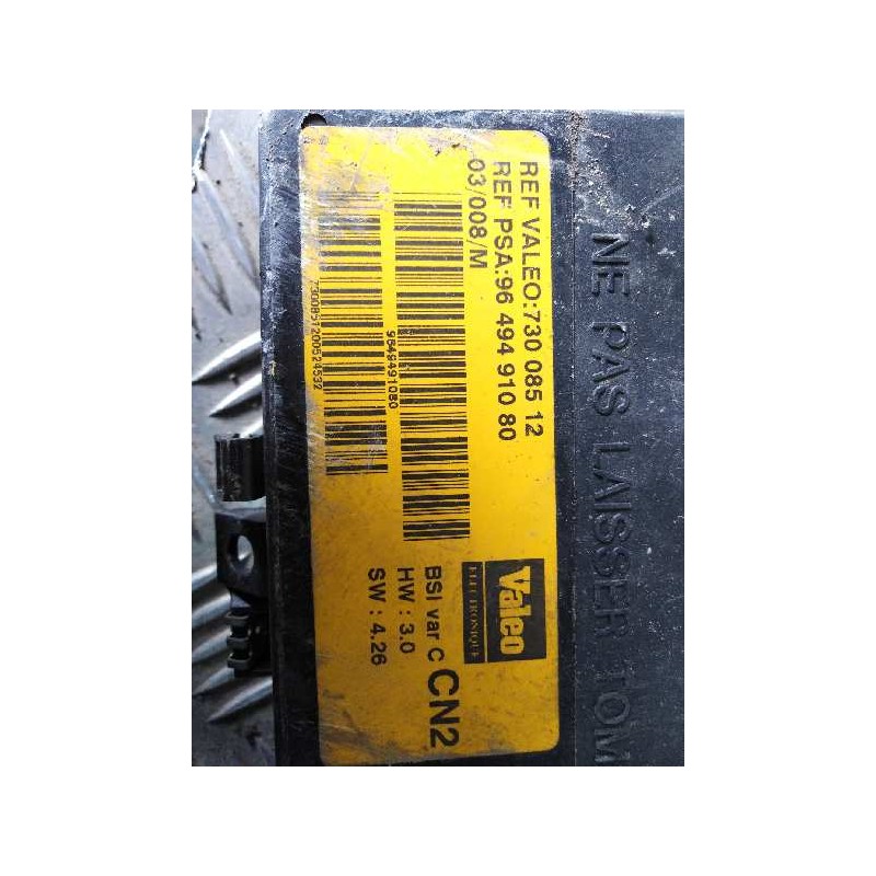 Recambio de caja reles / fusibles para citroen xsara berlina    |   0.97 - 0.05 | 1997 - 2005 referencia OEM IAM 9649491080 7300