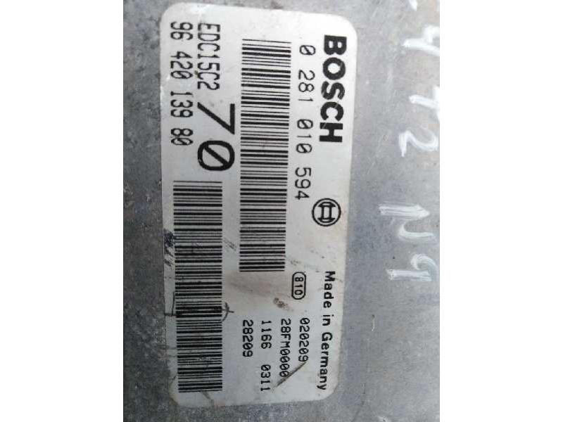 Recambio de centralita motor uce para peugeot 206 berlina xs   |   12.99 - 12.05 | 1999 - 2005 | 90 cv / 66 kw referencia OEM IA