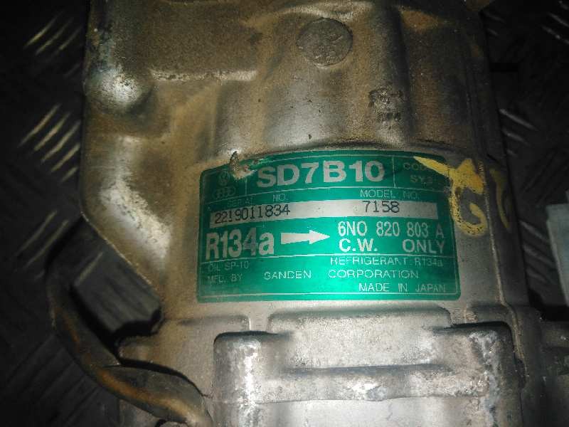 Recambio de compresor aire acondicionado para volkswagen polo berlina (6n1) 1.4   |   0.94 - ... | 1994 | 60 cv / 44 kw referenc