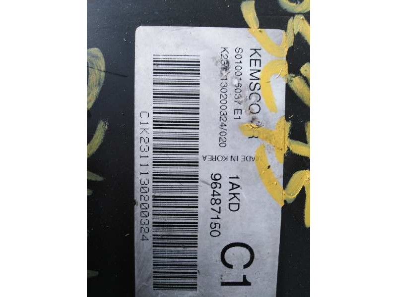 Recambio de centralita motor uce para daewoo tacuma se   |   05.03 - 12.04 | 2003 - 2004 | 105 cv / 77 kw referencia OEM IAM S01 Recambio de centralita motor uce para daewoo tacuma se   |   05.03 - 12.04 | 2003 - 2004 | 105 cv / 77 kw referencia OEM IAM S01