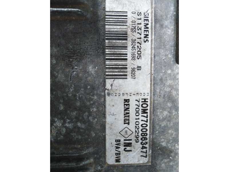Recambio de centralita motor uce para renault laguna ii (bg0)    |   0.01 - 0.07 | 2001 - 2007 referencia OEM IAM S113717205B HO
