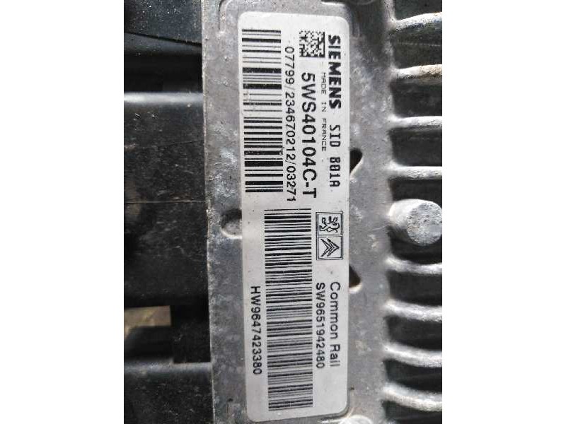 Recambio de centralita motor uce para peugeot 307 (s1) xr   |   04.01 - 12.04 | 2001 - 2004 | 90 cv / 66 kw referencia OEM IAM 5