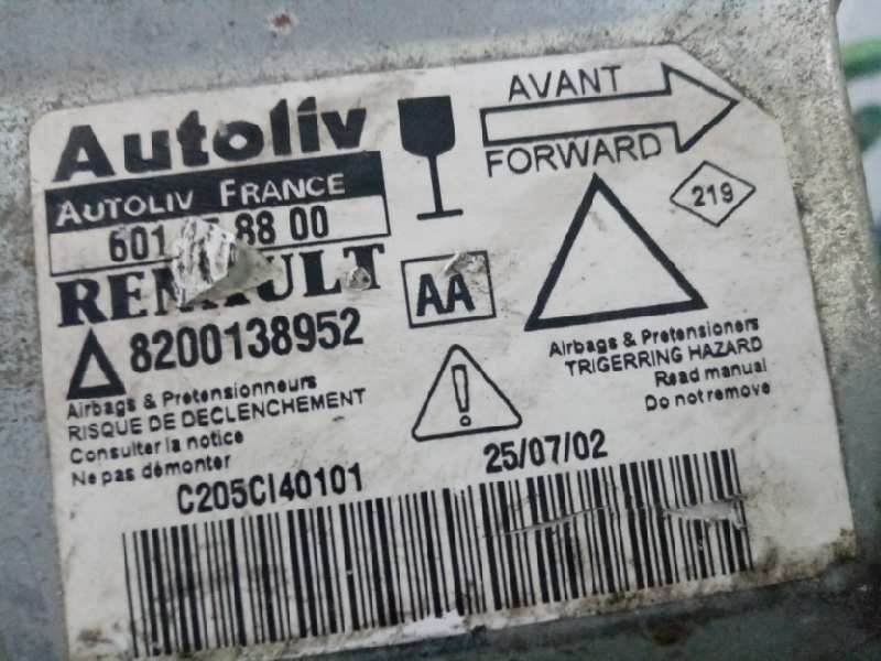 Recambio de centralita airbag para renault laguna ii (bg0) privilege   |   12.01 - 12.05 | 2001 - 2005 | 150 cv / 110 kw referen
