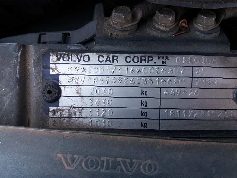 volvo s60 berlina 2.4 diesel cat   |   0.00 - ... | 2000 | 163 cv / 120 kw del año 2000