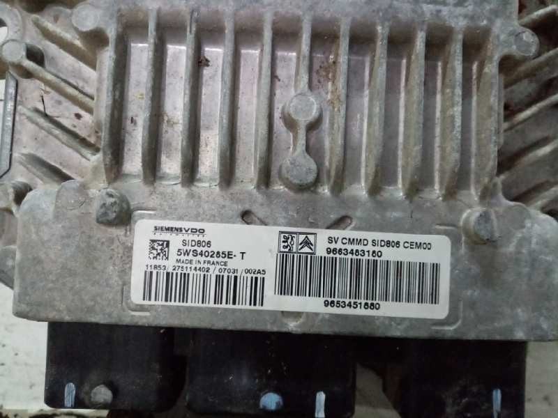 Recambio de centralita motor uce para citroen c2 furio   |   10.04 - 12.10 | 2004 - 2010 | 60 cv / 44 kw referencia OEM IAM 1938