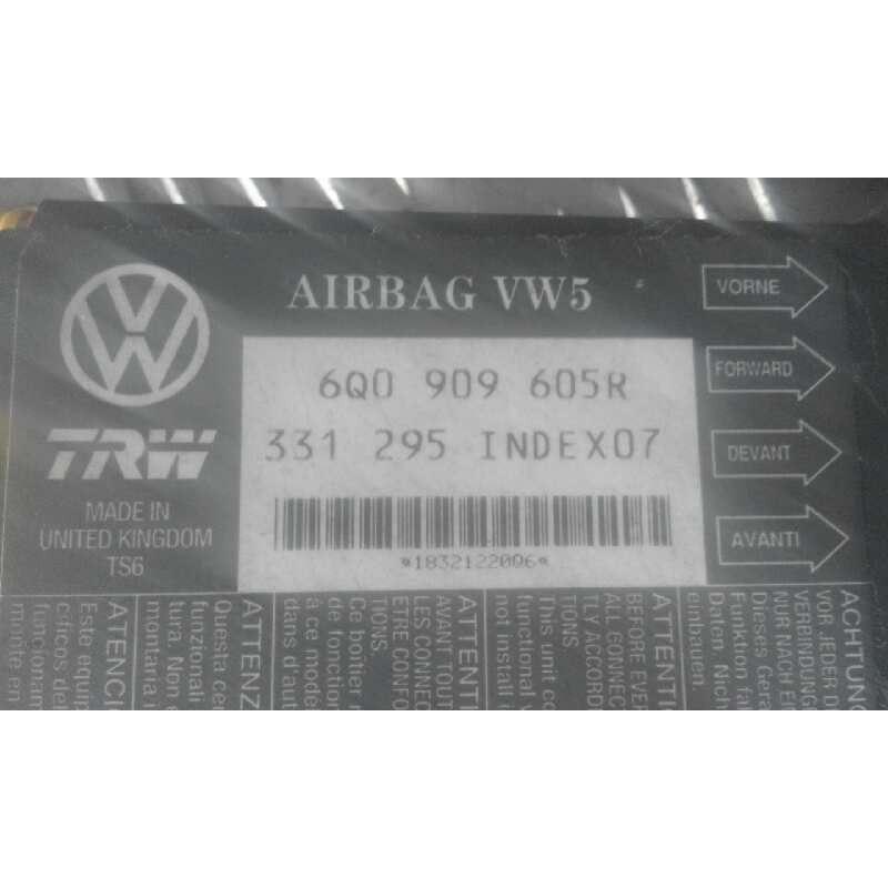 Recambio de centralita airbag para seat ibiza (6l1) stella   |   04.02 - 12.04 | 2002 - 2004 | 64 cv / 47 kw referencia OEM IAM 