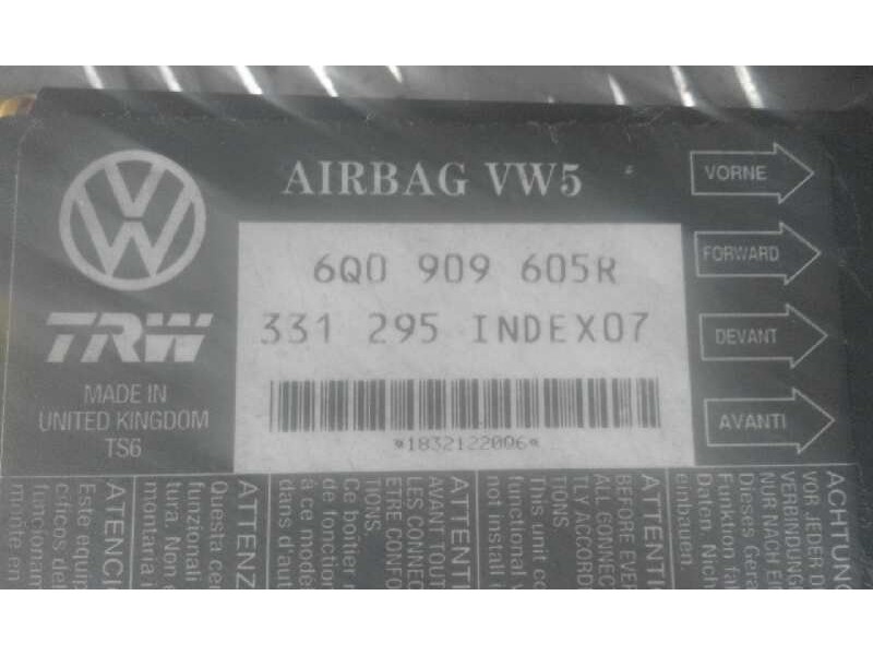 Recambio de centralita airbag para seat ibiza (6l1) stella   |   04.02 - 12.04 | 2002 - 2004 | 64 cv / 47 kw referencia OEM IAM 