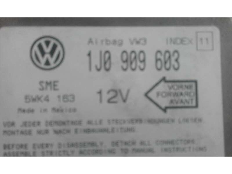 Recambio de centralita airbag para seat cordoba berlina (6k2) stella   |   08.99 - 12.03 | 1999 - 2003 | 90 cv / 66 kw referenci