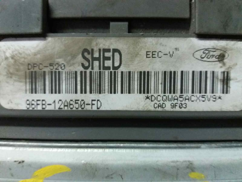 Recambio de centralita motor uce para ford fiesta berlina valore   |   12.96 - 12.97 | 1996 - 1997 | 60 cv / 44 kw referencia OE