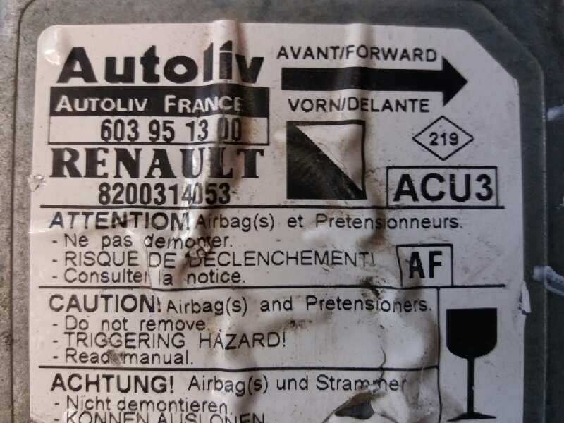 Recambio de centralita airbag para renault kangoo (f/kc0) privilege   |   03.03 - 12.05 | 2003 - 2005 | 65 cv / 48 kw referencia Recambio de centralita airbag para renault kangoo (f/kc0) privilege   |   03.03 - 12.05 | 2003 - 2005 | 65 cv / 48 kw referencia