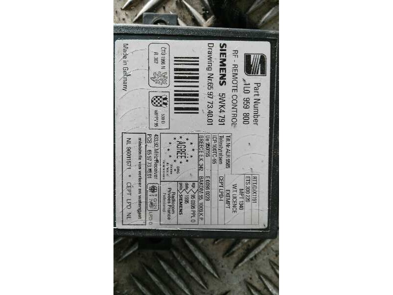 Recambio de centralita check control para seat ibiza (6k)    |   0.93 - 0.99 | 1993 - 1999 referencia OEM IAM  5WK4791 