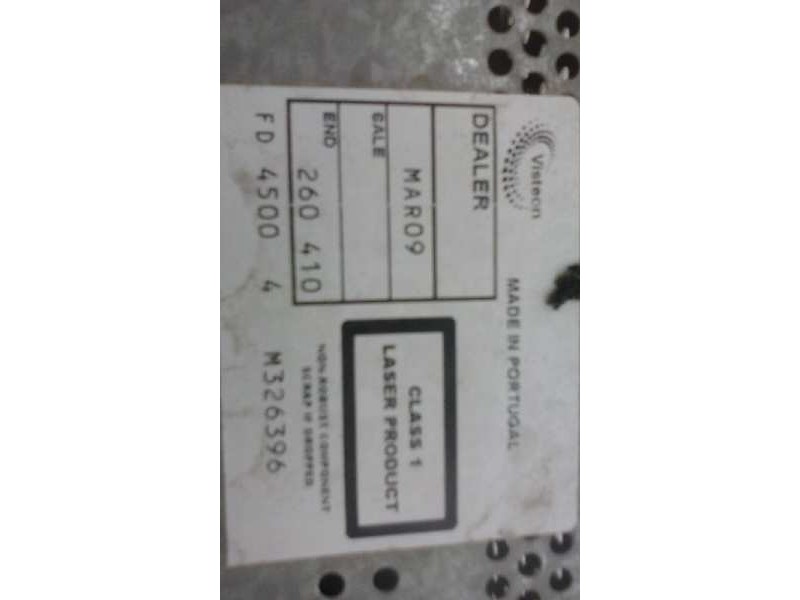 Recambio de sistema audio / radio cd para ford fiesta (cbk) trend   |   11.01 - 12.06 | 2001 - 2006 | 68 cv / 50 kw referencia O