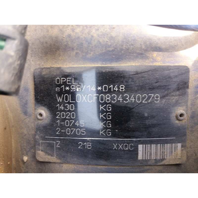 opel corsa c 1.0 12v cat (z 10 xe / lw3)   |   0.00 - ... | 2000 | 58 cv / 43 kw del año 2000