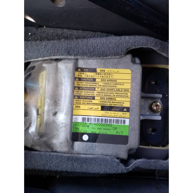 Recambio de centralita airbag para toyota avensis berlina (t 22) 1.6 16v   |   0.97 - ... | 1997 | 110 cv / 81 kw referencia OEM