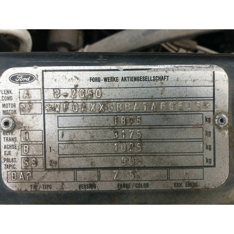 ford mondeo berlina (gd)    |   0.97 - 0.01 | 1997 - 2001 del año 1997